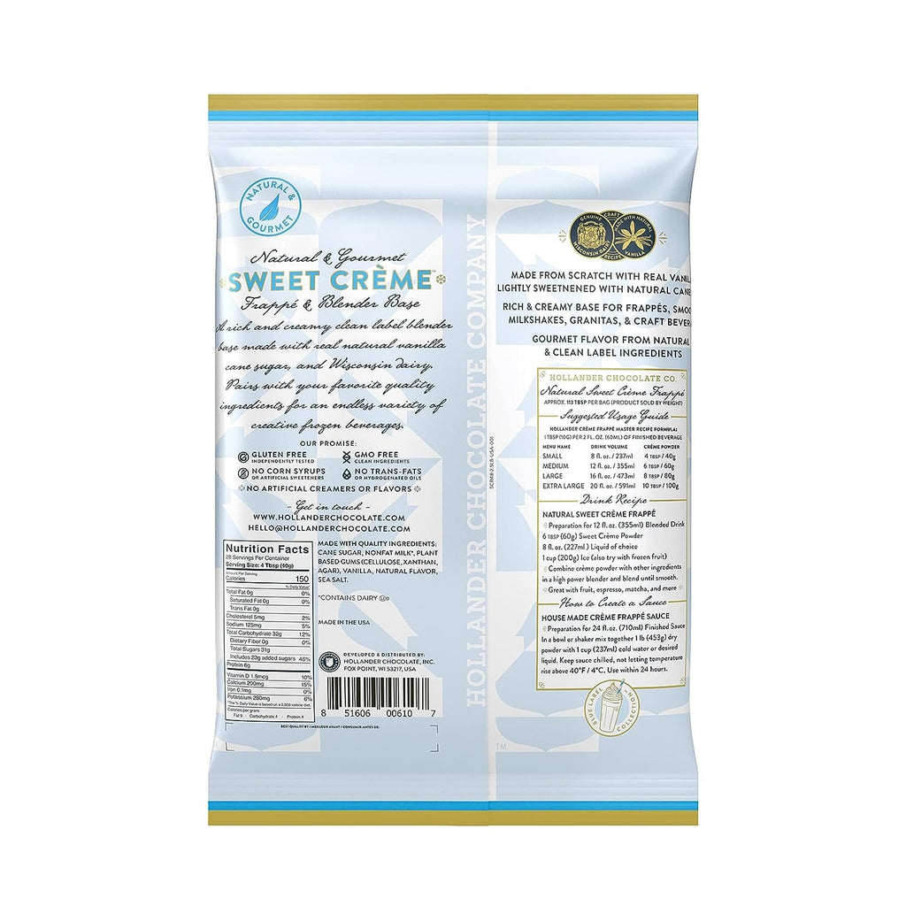 Hollander All Natural Sweet Creme Base