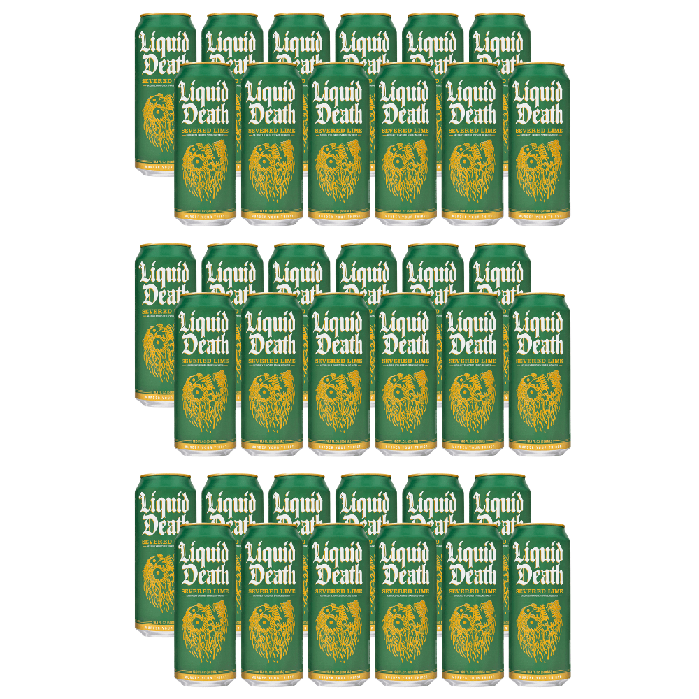Liquid Death Sparkling Water Severed Lime