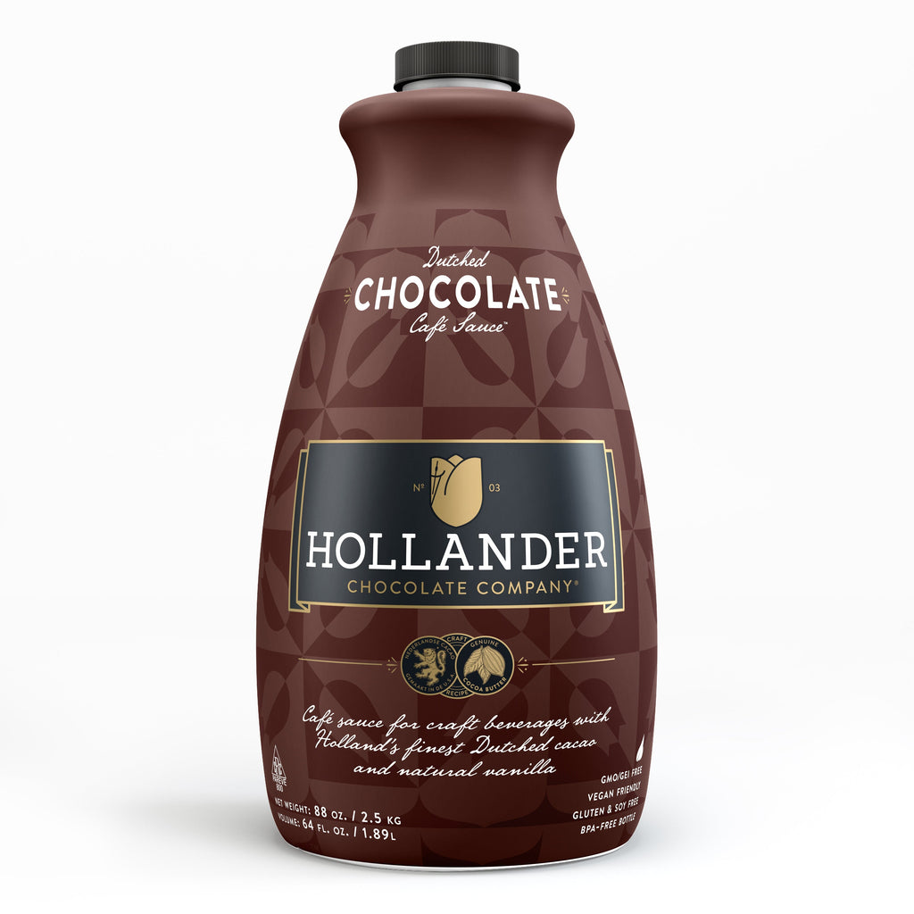 Hollander Chocolate Sweet Ground Dutched Chocolate Sauce
