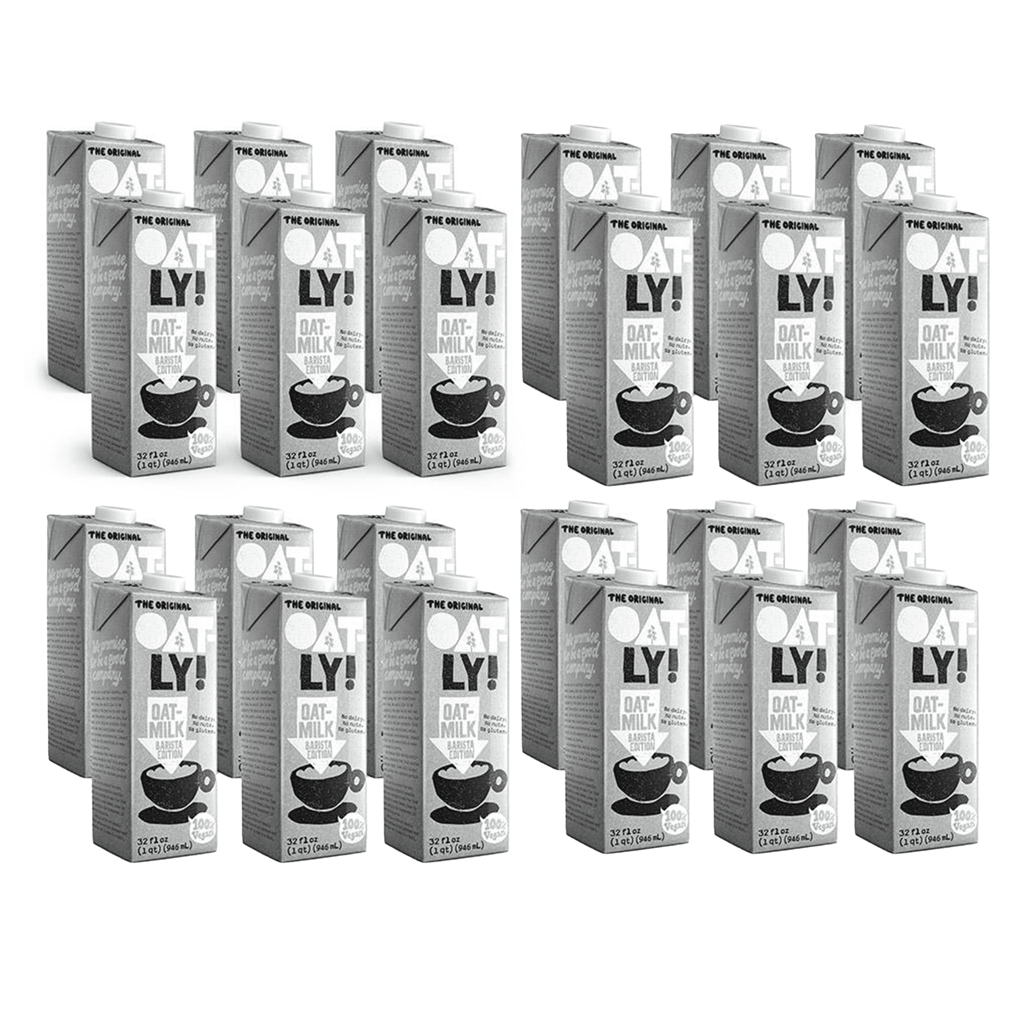 Oatly Barista Edition Oat Milk - case of 12, 32oz cartons