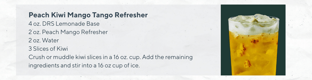 Dr. Smoothie Peach Mango Refreshers
