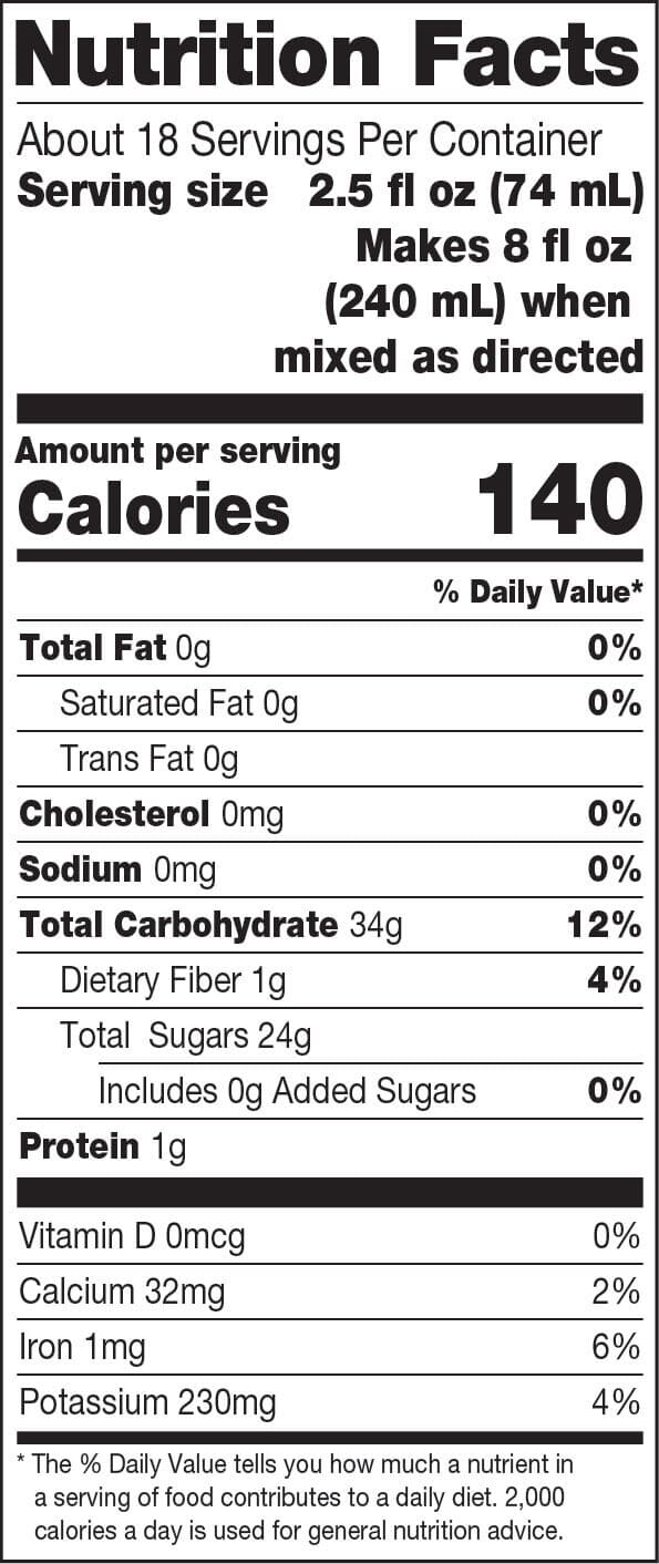 Dr. Smoothie Four Berry Fruit Smoothie Concentrate
