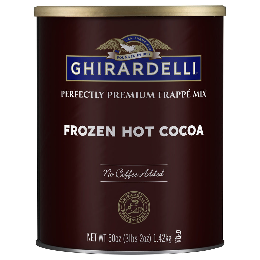 Ghirardelli Frozen Hot Cocoa Frappe Mix 3lb Can